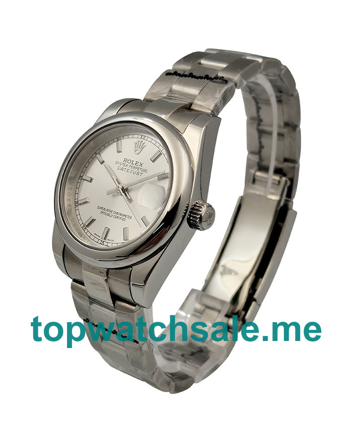 UK AAA Rolex Datejust 178240 31 MM Silver Dials Unisex Replica Watches