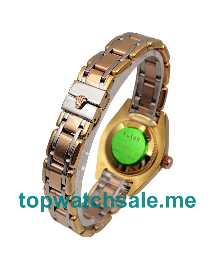 UK AAA Rolex Pearlmaster 80318 28 MM Rhodium Dials Women Replica Watches