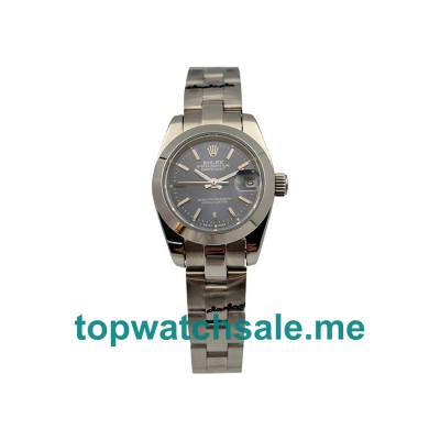 UK AAA Rolex Lady-Datejust 6718 26 MM Blue Dials Women Replica Watches