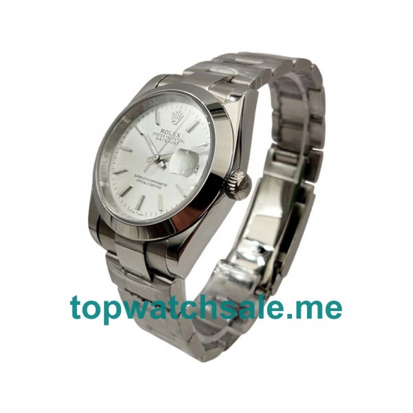 UK AAA Rolex Datejust 15200 36 MM Silver Dials Men Replica Watches