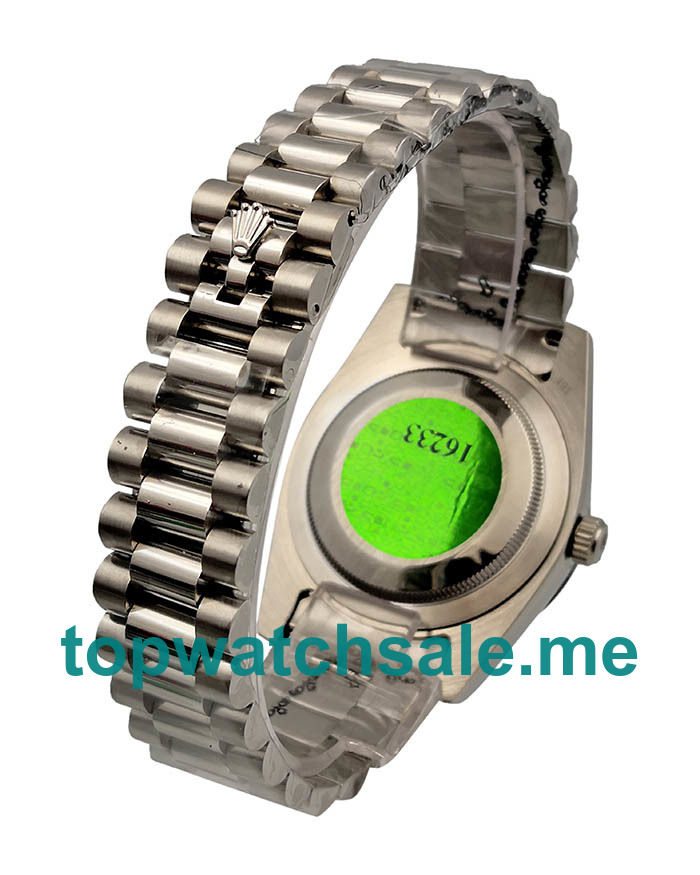 UK AAA Rolex Day-Date II 218239 41 MM Silver Dials Men Replica Watches