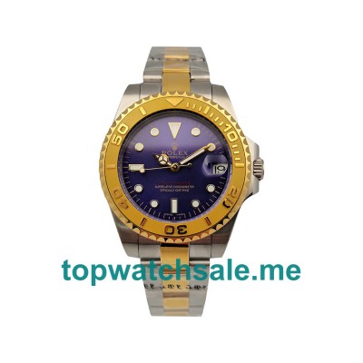 UK AAA Rolex Yacht-Master 169623 35 MM Blue Dials Women Replica Watches