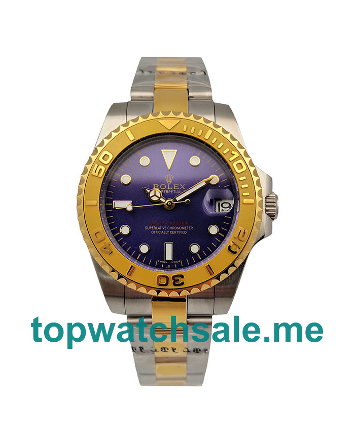 UK AAA Rolex Yacht-Master 169623 35 MM Blue Dials Women Replica Watches