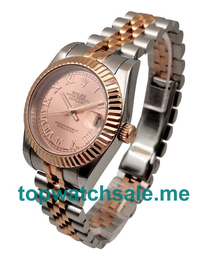 UK AAA Rolex Datejust 178271 31 MM Pink Dials Unisex Replica Watches