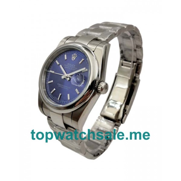 UK AAA Rolex Datejust 126200 36 MM Blue Dials Men Replica Watches