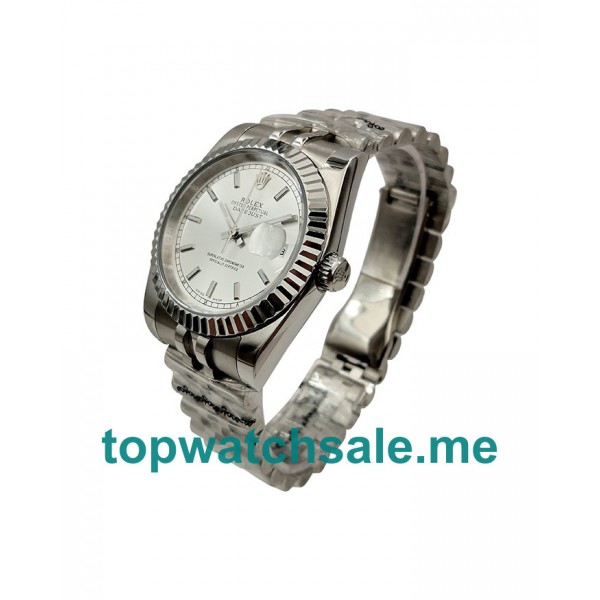 UK AAA Rolex Datejust 16220 36 MM White Dials Men Replica Watches