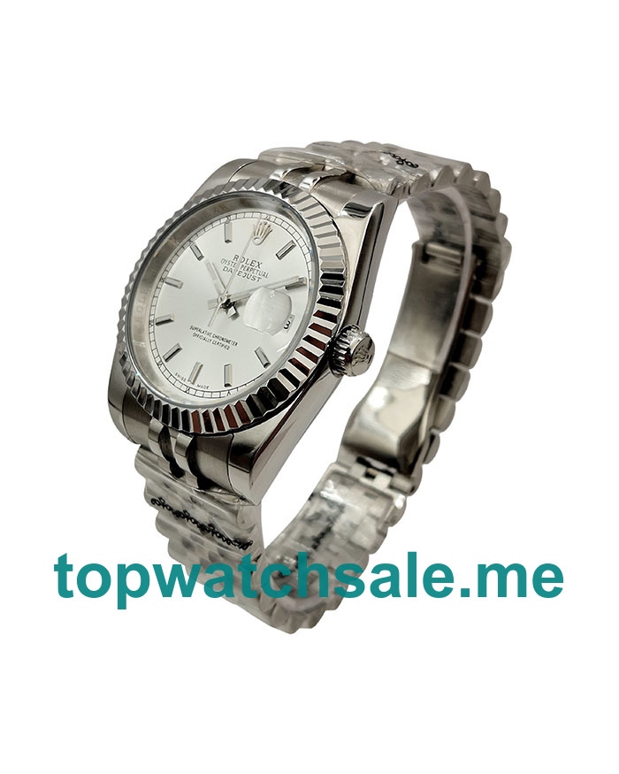 UK AAA Rolex Datejust 16220 36 MM White Dials Men Replica Watches