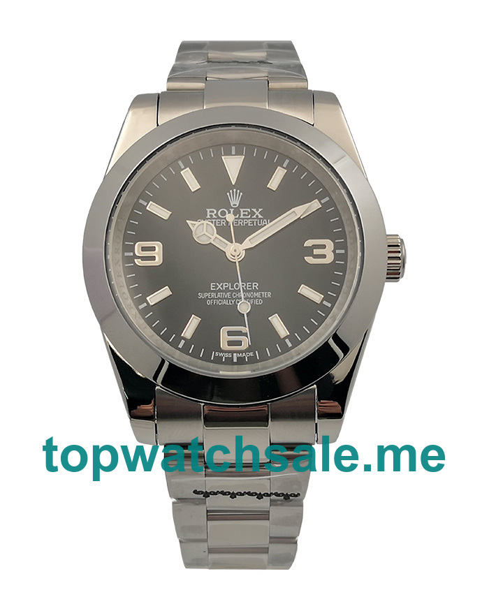 UK AAA Rolex Explorer 214270 40 MM Black Dials Men Replica Watches