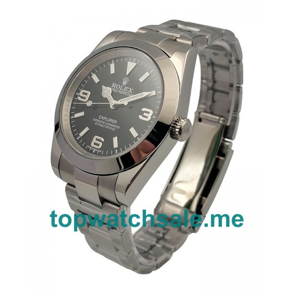 UK AAA Rolex Explorer 214270 40 MM Black Dials Men Replica Watches