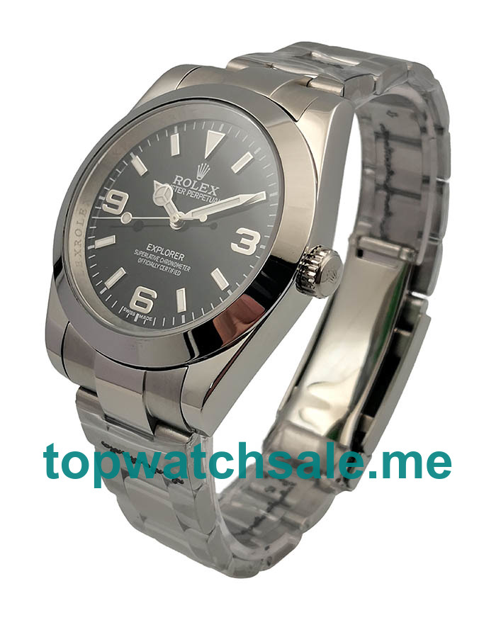 UK AAA Rolex Explorer 214270 40 MM Black Dials Men Replica Watches