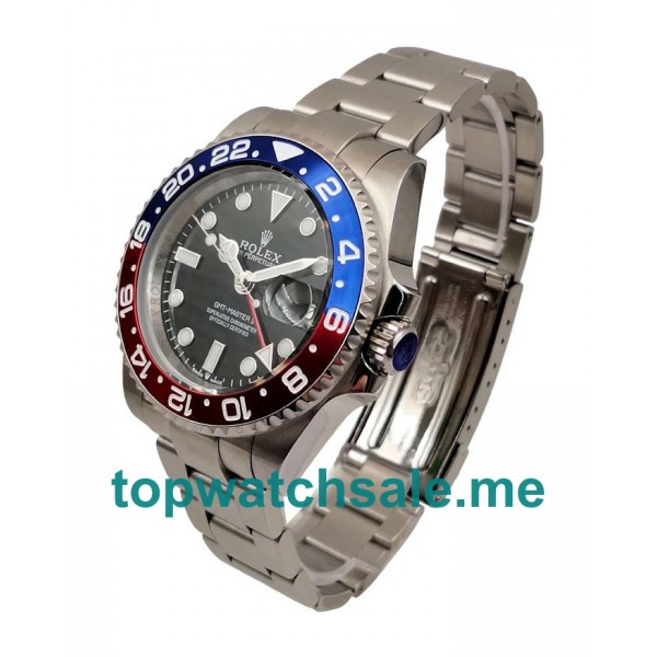 UK AAA Rolex GMT-Master II 1675 40 MM Black Dials Men Replica Watches