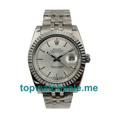 UK AAA Rolex Datejust 116234 36 MM Ivory Dials Men Replica Watches