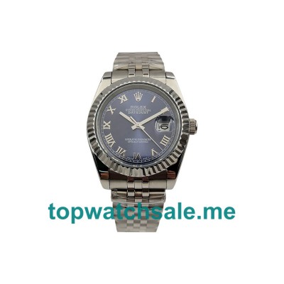 UK AAA Rolex Datejust 116234 36 MM Blue Dials Men Replica Watches