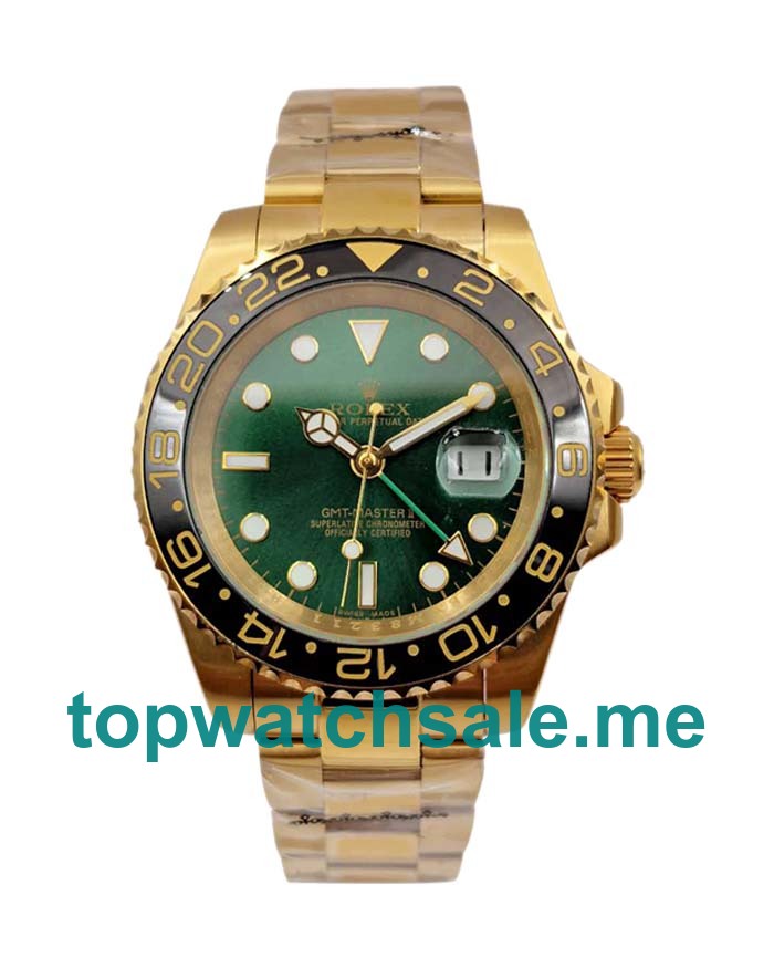 UK AAA Rolex GMT-Master II 116718 LN 40 MM Green Dials Men Replica Watches