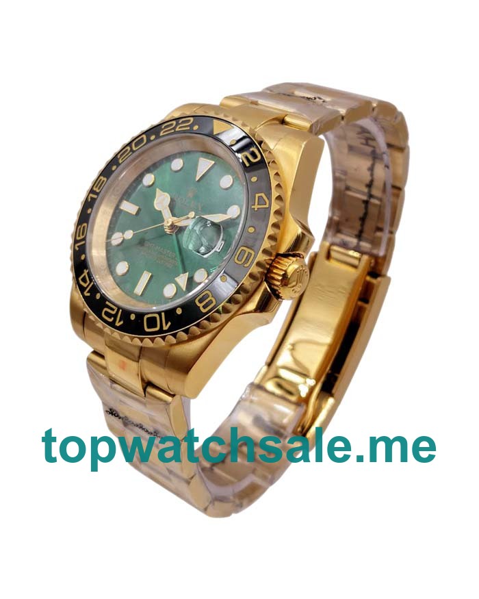 UK AAA Rolex GMT-Master II 116718 LN 40 MM Green Dials Men Replica Watches