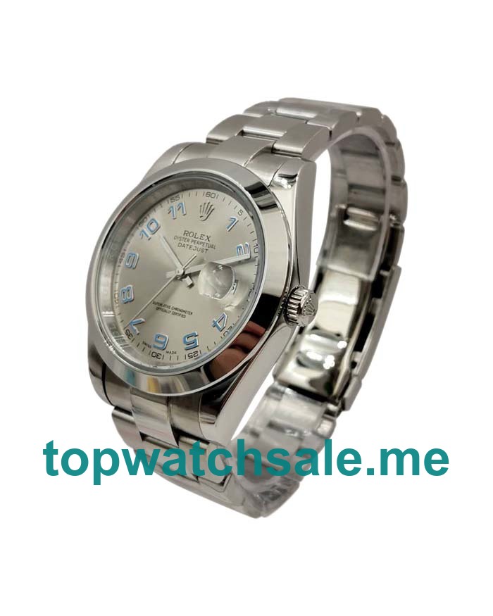 UK AAA Rolex Datejust II 116300 41 MM Silver Dials Men Replica Watches