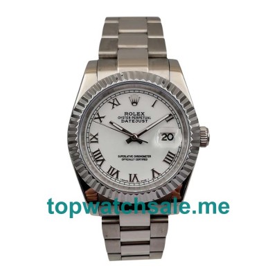 UK AAA Rolex Datejust 16220 36 MM White Dials Men Replica Watches