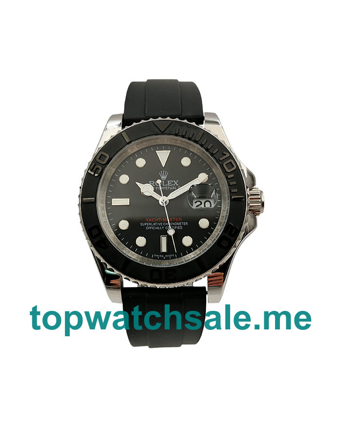 UK AAA Rolex Yacht-Master 169622 40 MM Black Dials Men Replica Watches