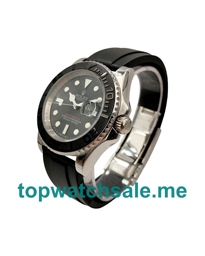 UK AAA Rolex Yacht-Master 169622 40 MM Black Dials Men Replica Watches