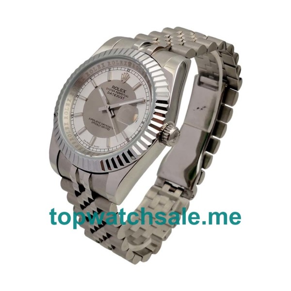 UK AAA Rolex Datejust 116234 Silver Dials Men Replica Watches