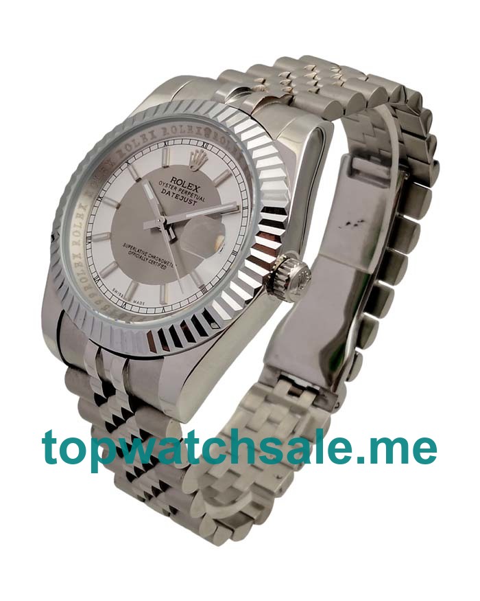 UK AAA Rolex Datejust 116234 Silver Dials Men Replica Watches