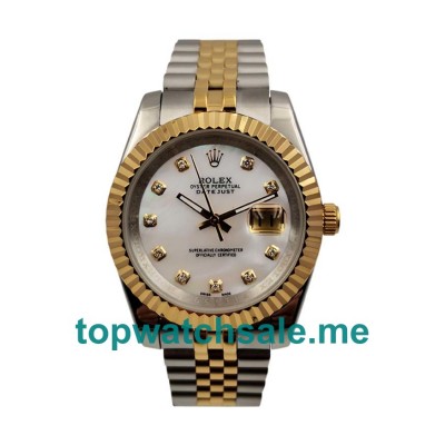 UK AAA Rolex Datejust 116233 41MM White Mother-Of-Pearl Dials Men Replica Watches