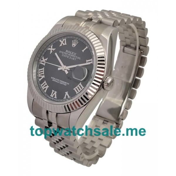 UK Swiss Made Rolex Datejust 116234 41 MM Black Dials Men Replica Watches