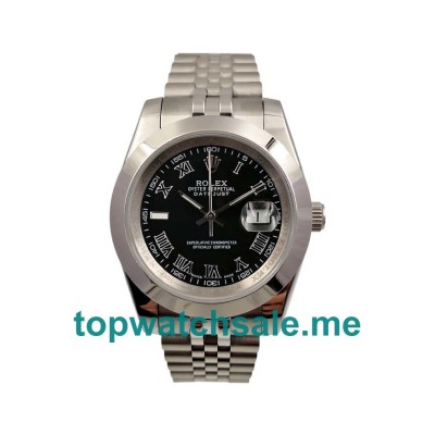 UK Swiss Made Rolex Datejust 116300 41 MM Black Dials Men Replica Watches