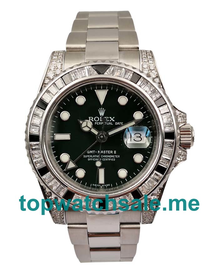 UK Swiss Made Rolex GMT-Master II 116710LN 40 MM Black Dials Men Replica Watches