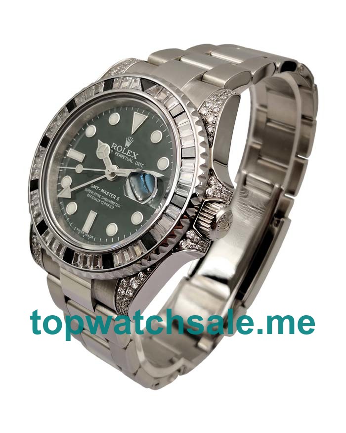 UK Swiss Made Rolex GMT-Master II 116710LN 40 MM Black Dials Men Replica Watches