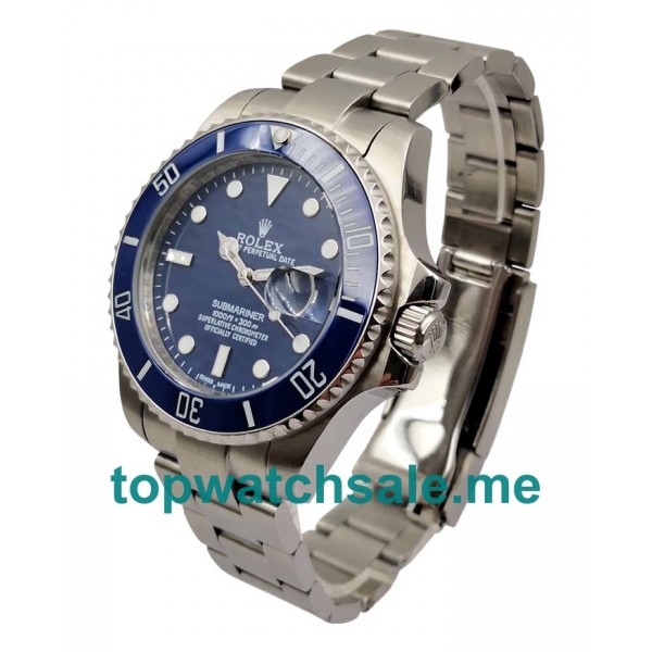 UK Swiss Made Rolex Submariner 116619 LB 40 MM Blue Dials Men Replica Watches