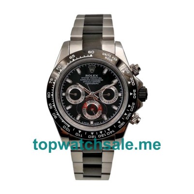 UK AAA Rolex Daytona 116500 LN 40 MM Black Dials Men Replica Watches