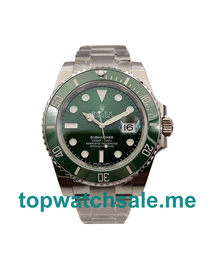 UK Swiss Made Rolex Submariner Date 116610LV 2018 N V9S 40MM Green Dials Men Replica Watches