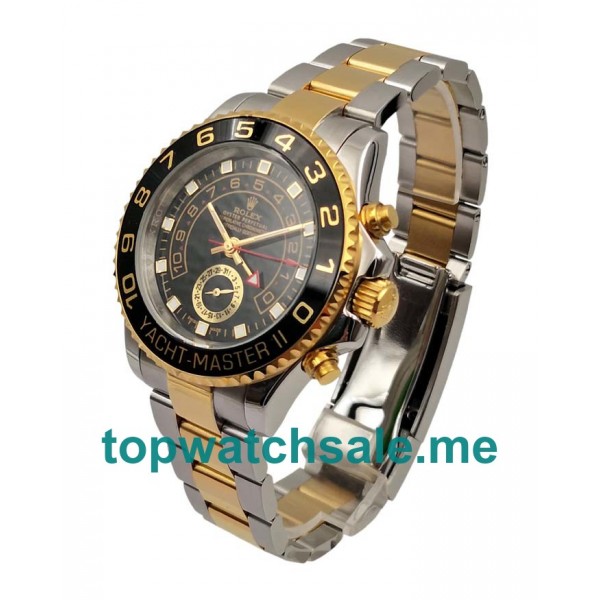 UK AAA Rolex Yacht-Master II 116681 40 MM Black Dials Men Replica Watches