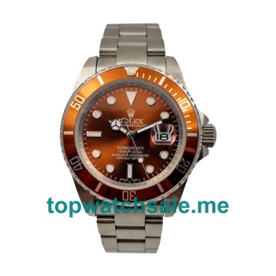 UK AAA Rolex Submariner 116610 40 MM Brown Dials Men Replica Watches