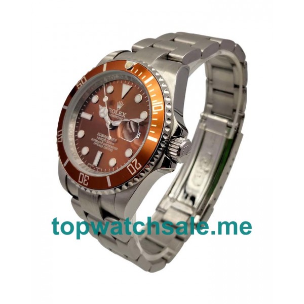 UK AAA Rolex Submariner 116610 40 MM Brown Dials Men Replica Watches