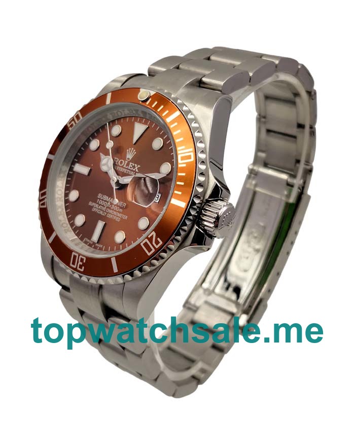 UK AAA Rolex Submariner 116610 40 MM Brown Dials Men Replica Watches