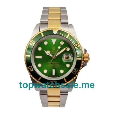 UK AAA Rolex Submariner 116613 40 MM Green Dials Men Replica Watches