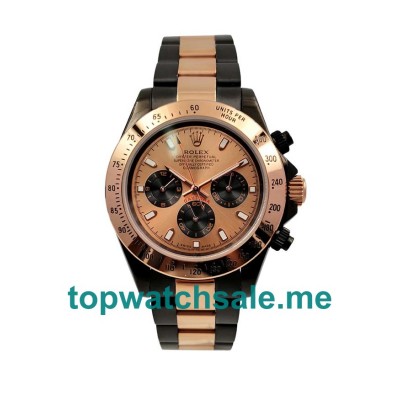 UK AAA Rolex Daytona 116505 40 MM Champagne Dials Men Replica Watches