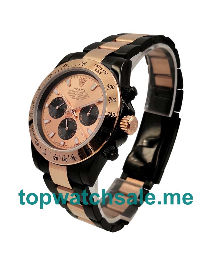 UK AAA Rolex Daytona 116505 40 MM Champagne Dials Men Replica Watches