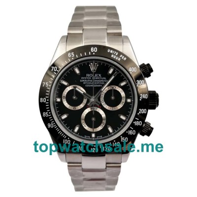 UK Swiss Made Rolex Daytona 116500 LN 40 MM Black Dials Men Replica Watches