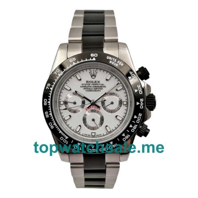 UK AAA Rolex Daytona 116500 40 MM White Dials Men Replica Watches