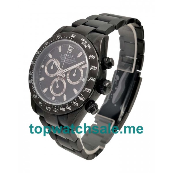 UK Swiss Made Rolex Daytona 116520 40 MM Black Dials Men Replica Watches