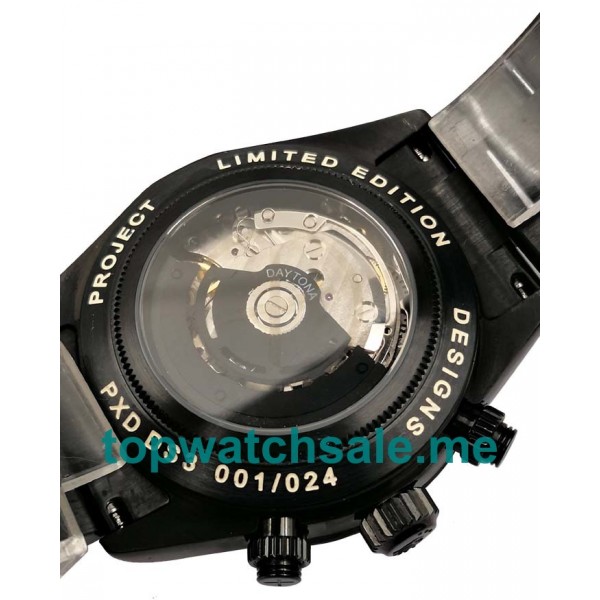 UK Swiss Made Rolex Daytona 116520 40 MM Black Dials Men Replica Watches