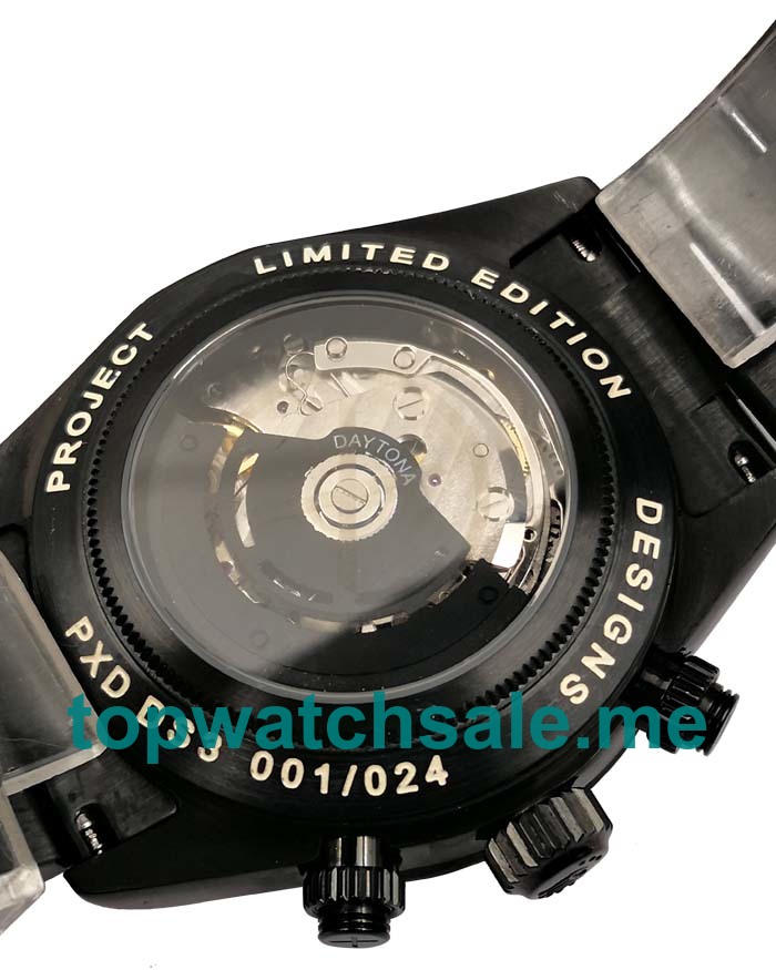 UK Swiss Made Rolex Daytona 116520 40 MM Black Dials Men Replica Watches