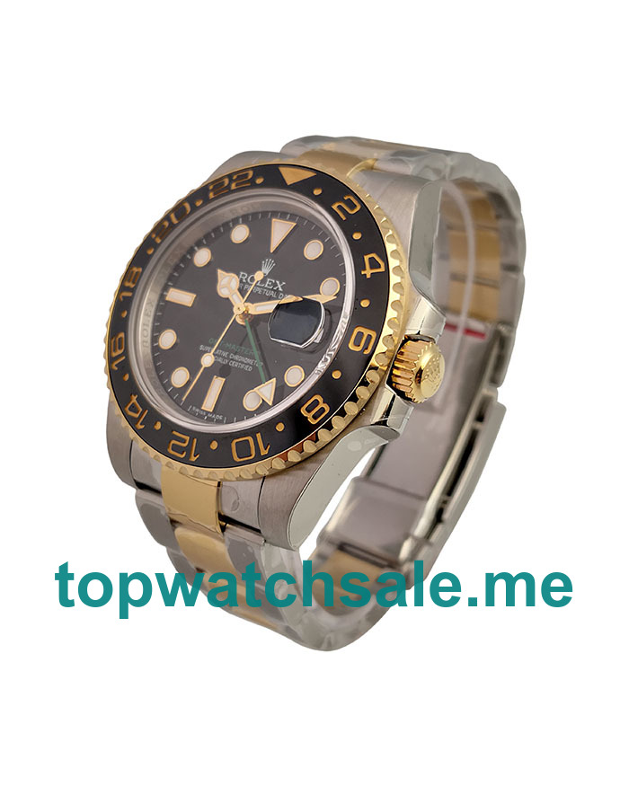 UK Swiss Made Rolex GMT-Master II 116713 LN 40 MM Black Dials Men Replica Watches