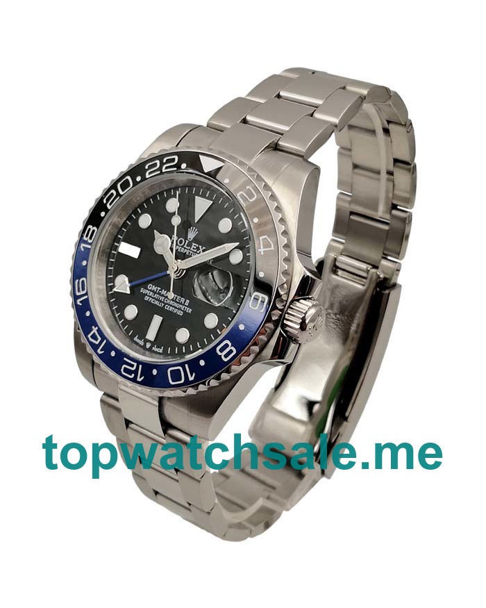 UK AAA Rolex GMT-Master II 116710 40 MM Black Dials Men Replica Watches