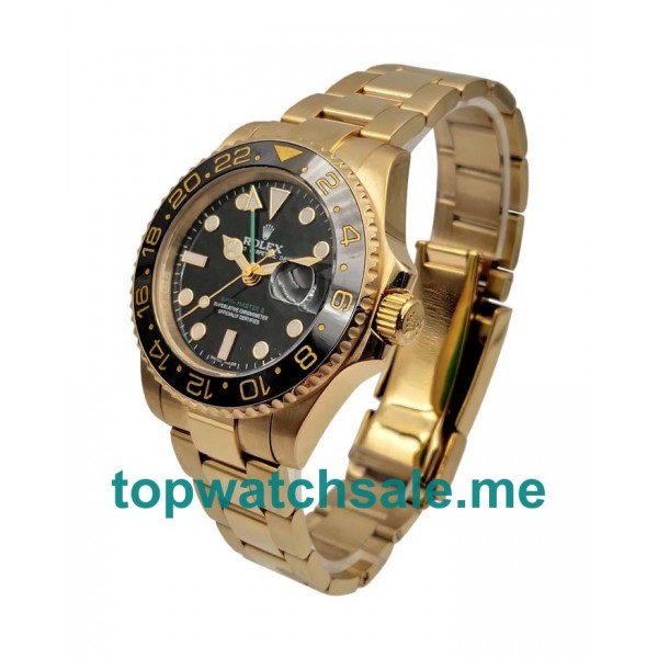 UK AAA Rolex GMT-Master II 116718 40 MM Black Dials Men Replica Watches