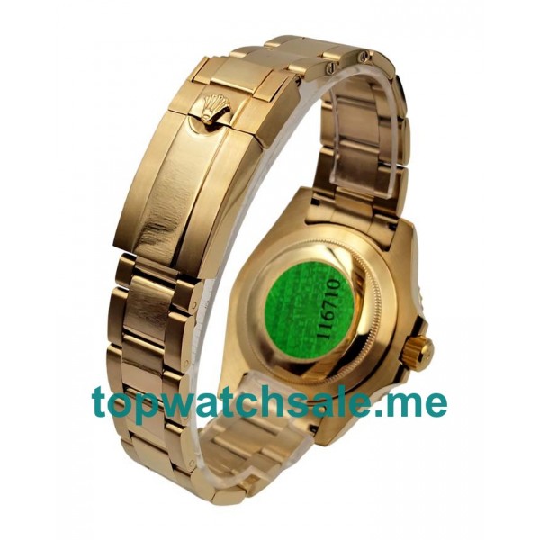 UK AAA Rolex GMT-Master II 116718 40 MM Black Dials Men Replica Watches