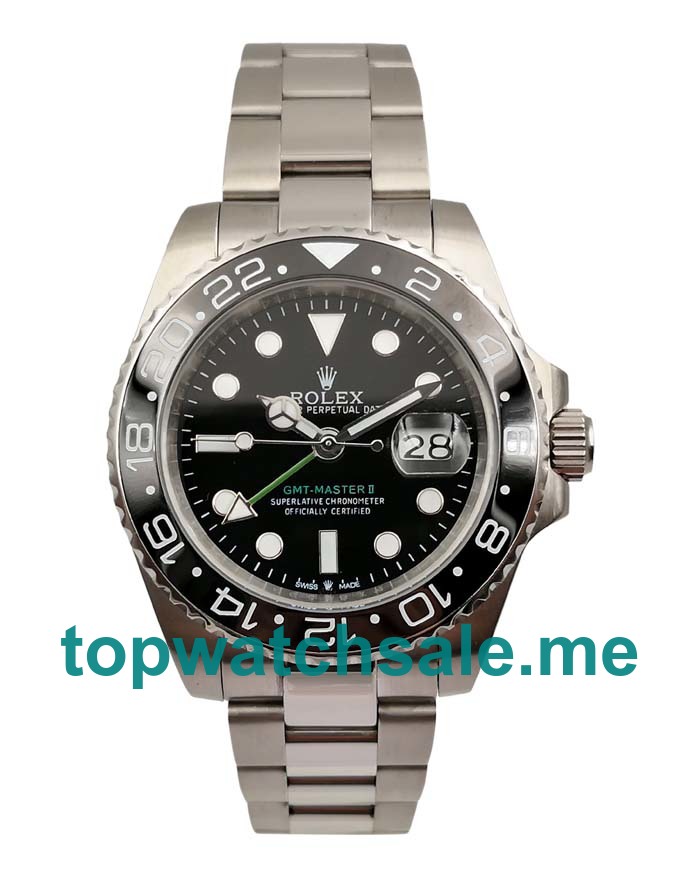 UK AAA Rolex GMT-Master II 116710 LN 40 MM Black Dials Men Replica Watches